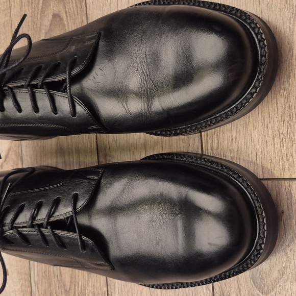 BECKETT SIMONON Dunham Black Leather Sz 9.5 Mens Derby Dress Shoes EUC main image 7